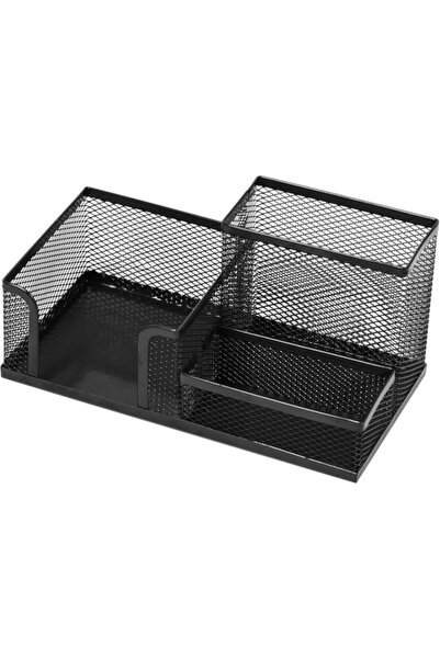 STARSTAR Desk organizer pen holder metal mesh black table organizer note hold...