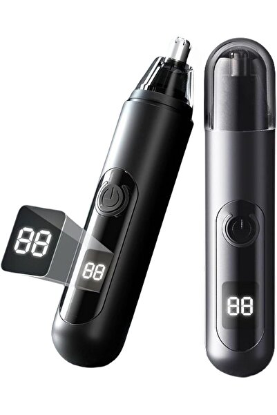 STARSTAR Nose hair trimmer, LED display, USB rechargeable, splash-proof blade...