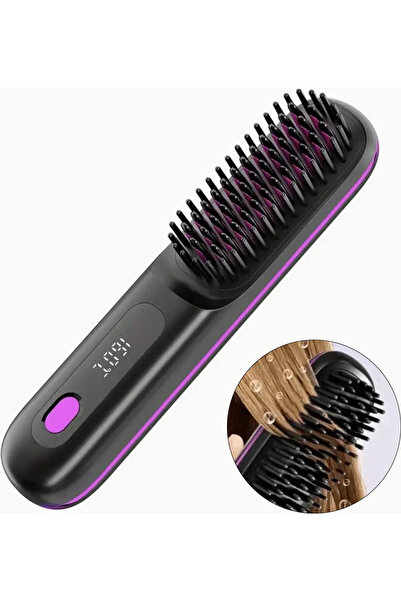 STARSTAR Hair Straightener Curling Straightening LCD Display 3 Temp Settings ...