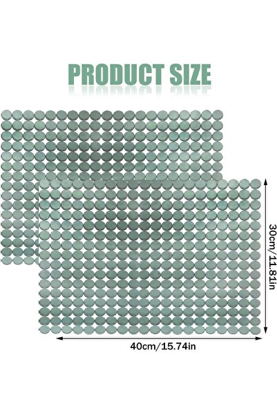 STARSTAR 2-pack sink protectors, 30 x 40 cm kitchen sink bottom mats, cutable...