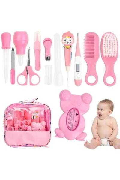 Funny Party Team Set de 13 accesorii pentru îngrijirea copiilor, în suport, r...