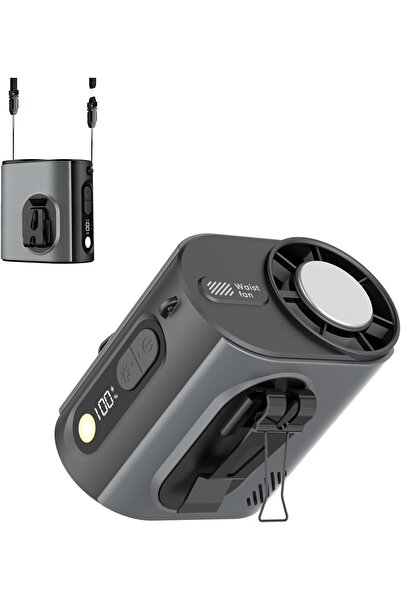 Generic Brand Ventilator gât fără pale, USB, afișaj LED, silentios