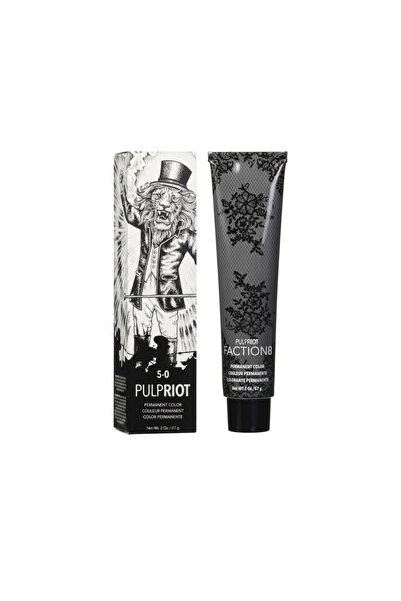 Pulp Riot Faction8 Permanent Hair Color 5-0 Natural for Unisex - 2 oz