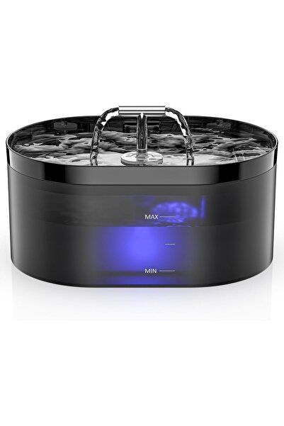 Generic Brand Fântână Automată 2,2L pentru Pisici și Câini, LED, Ultra Silenț...