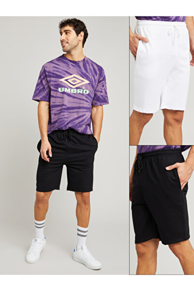 Styli Pack of 2 - Solid French Terry Shorts