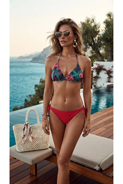 Pierre Cardin Boyundan Bağlamalı Üçgen Bikini