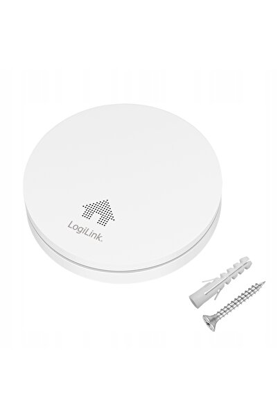 LogiLink Detector de fum fotoelectric plat cu alarmă 85dB, 10 ani, VdS