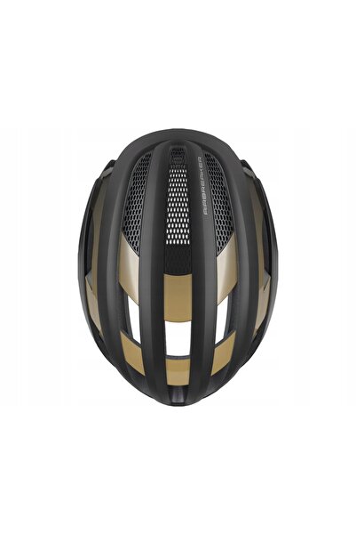 Abus Cască de ciclism AirBreaker negru/auriu 59-61 cm (L)