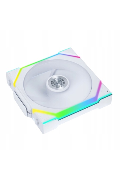 Lian Li Ventilator UNI FAN SL Wireless ARGB PWM cu palete reversibile 120mm Alb