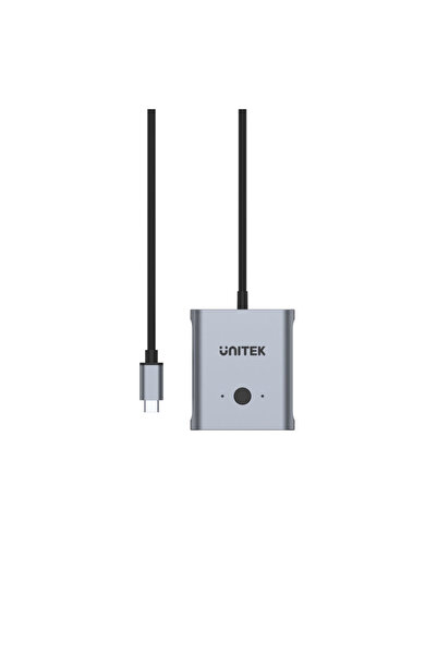Unitek Comutator dublu USB TYPE-C 4K@144HZ PD 100W (D1078A)