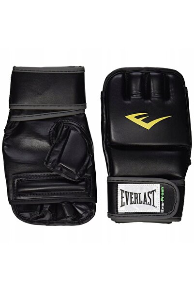 EVERLAST Mănuși de grappling cu degetul mare, pentru bărbați, MMA, negre, S-M