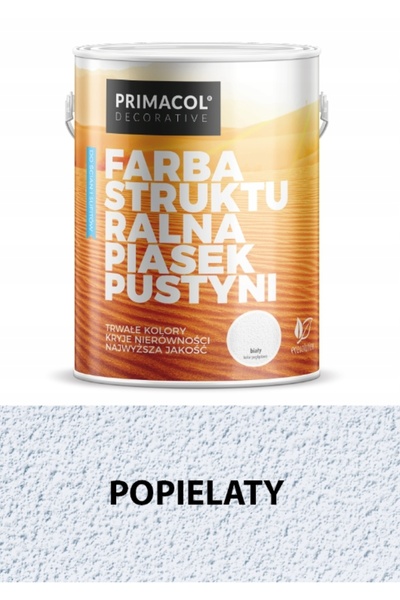 Primacol Vopsea decorativă structurală nisip de deșert cu cenușă 5L