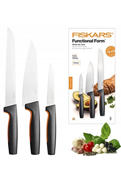 FiSKARS FF COMPLET 6 CUȚITE DE OȚEL ÎN CUTII 1057556 +1057559