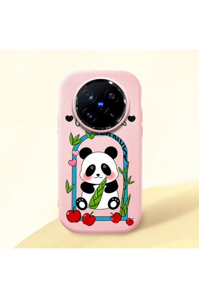 Hontinga Vivo X200 Pro Compatible Case Camera Protector Pink Silicone Couple ...