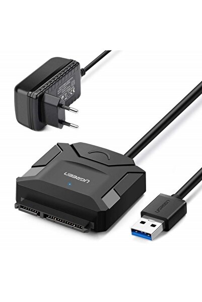 Ugreen Adaptor convertor disc HDD SSD USB 3.0 la SATA negru (20611)