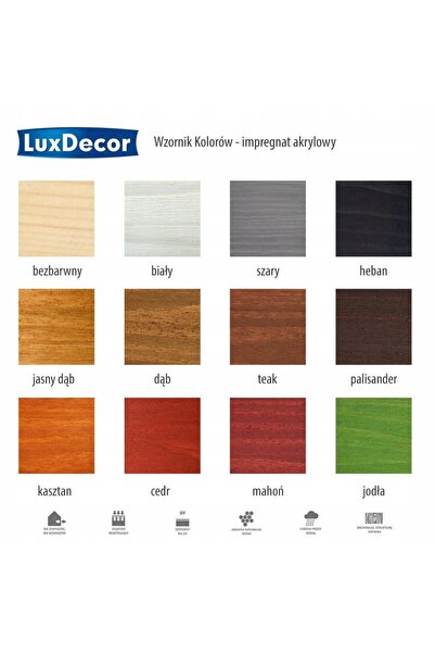 luxdecor Imprăștiere Ochrun Decorativ pentru Lemn 2,7L Palisandru PLOTY ALTANY