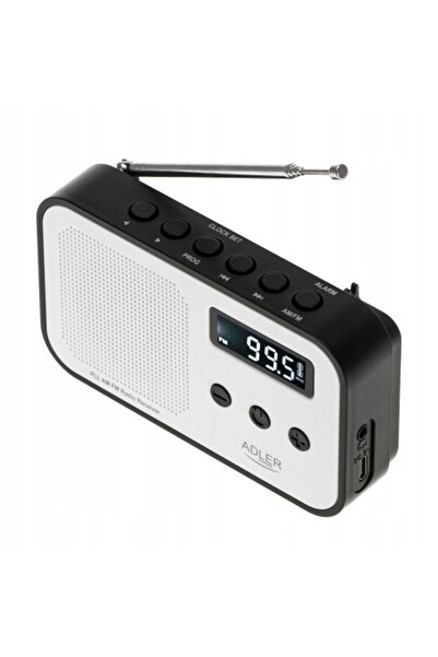 adler AD 1907 Radio digital reîncărcabil PLL AM / FM 40 posturi radio / USB C