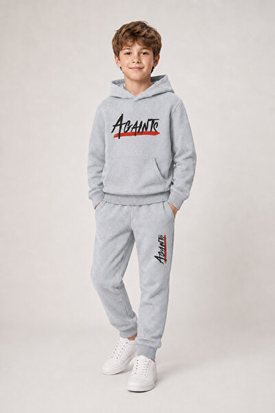 han elegant Hooded Agaınts Letter Printed 2-Thread Seasonal Unisex Children's...