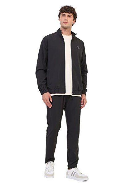 lumberjack Tracksuit Set Men's Black M-Bs04 Woven T.Suit