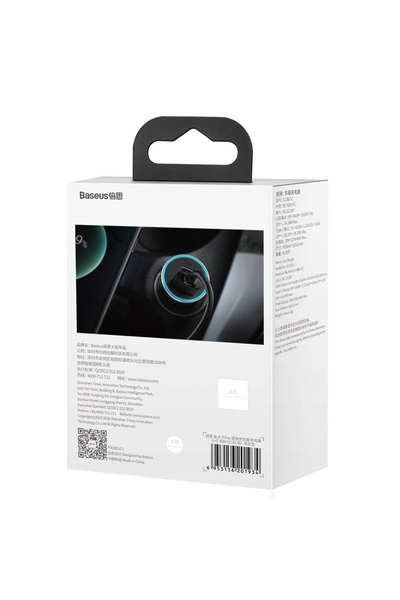 Baseus ÎNCĂRCĂTOR AUTO GOLDEN CONTACTOR PRO, USB + USB TYPE-C