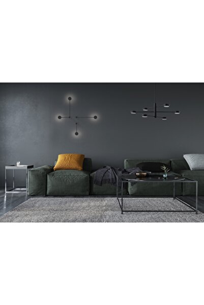NO BRAND Aplică de perete Nowodvorski neagră GX53 8 W