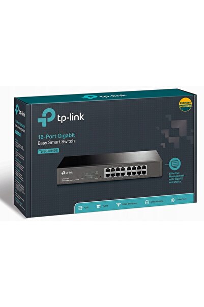 TP-LINK Switch TL-SG1016DE 16 porturi Gigabit VLAN Switch gestionat