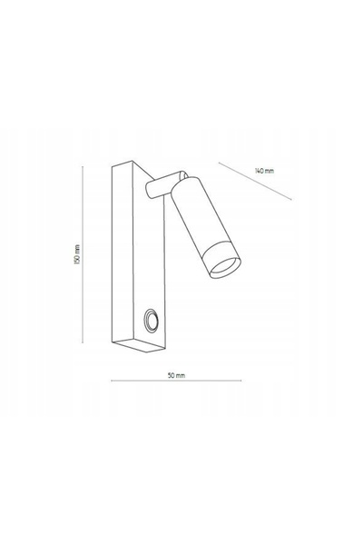 TK-Lighting LAMPĂ DE CITIT REGLABILĂ CU ÎNTRERUPĂTOR TK LIGHTING ENZO 4484 NEGRU