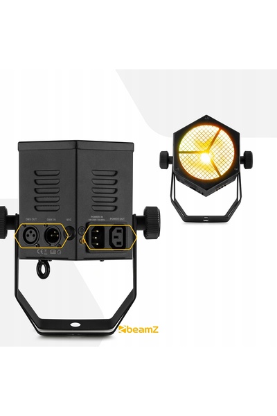 NO BRAND Reflektor retro 40W RGBW COB LED DMX IP20 Beamz