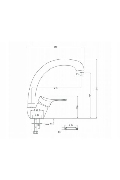 DEANTE Set de tobe Neo Joko BOJ 066M Chrome