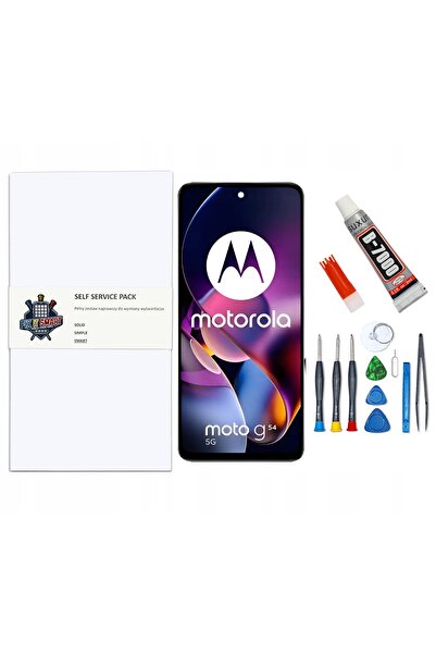 NO BRAND Ecran LCD de înlocuire cu ansamblu ramă pentru Motorola Moto G54