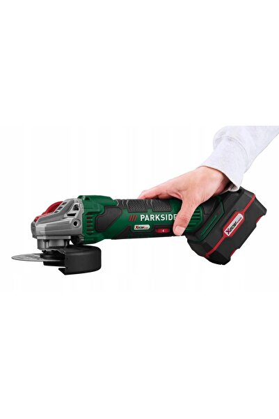 PARKSIDE Polizor unghiular fără fir AKU 20V 2Ah + Încărcător și cutie