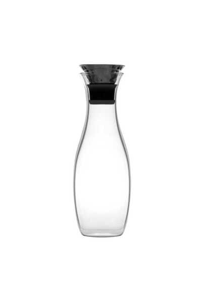 NO BRAND VIALLI AMO CARAFĂ DE STICLĂ CU DOP DE SĂMOȘTANĂ, MARE, PENTRU APĂ, S...