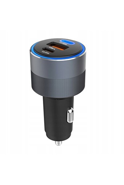 Forcell Încărcător auto 85W 2xUSB-C + USB-A cu încărcare rapidă