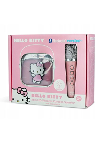 NO BRAND OTL Hello Kitty Popsing boxă portabilă roz-argintiu