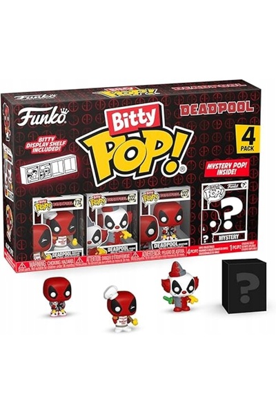Funko BITTY POP DEADPOOL MISTRU DE GRĂTITURĂ 4 FIGURINE PLUS CADOU MISTERIOS ...