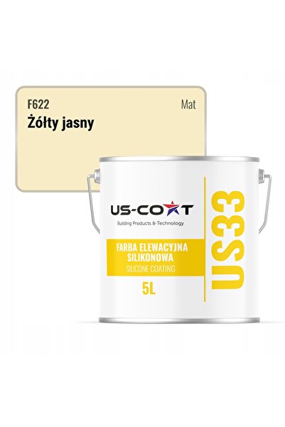 NO BRAND ÎNDEPĂRTARE CULOARE VOPSELE SILICONICE GALBEN DESCHIS F622 UV 5L PRO...
