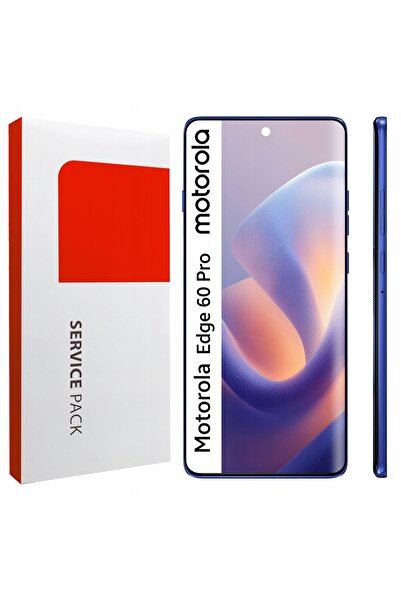 NO BRAND Display pentru Motorola Edge 60 Pro Ecran LCD cu ramă Albastru Origi...