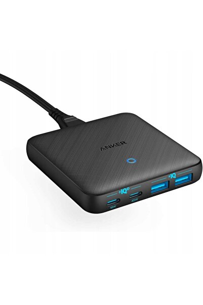 NO BRAND Anker PowerPort Atom III Slim 65W Încărcător cu 4 porturi PIQ 3.0 și...