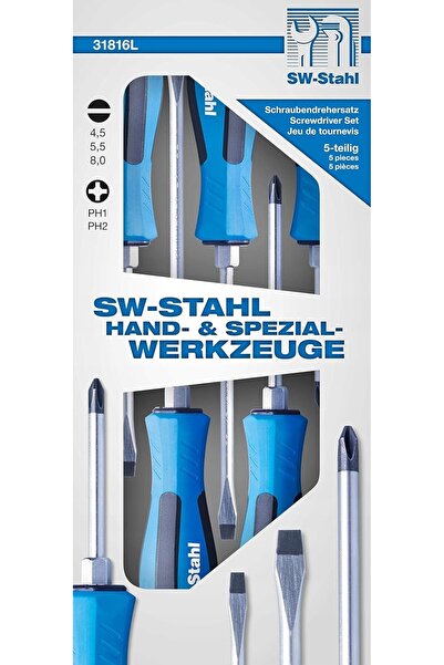 NO BRAND Set de șurubelnițe SW-Stahl PH SL pentru antrenare la impact cu HEX ...