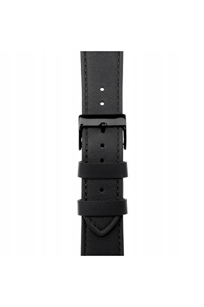 NO BRAND Curea din piele Pasek FIXED pentru Apple Watch 40/41/42 mm, neagră