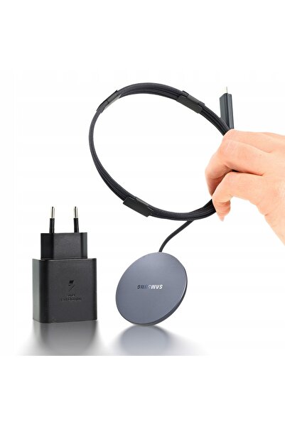 NO BRAND Încărcător Samsung cu inducție magnetică 25W Qi2 + Încărcător de per...