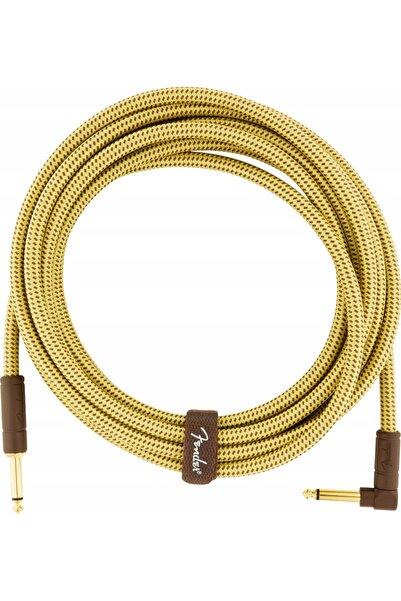 NO BRAND Cablu de chitară Fender FG15L Deluxe Angle TWD cu conectori în unghi...