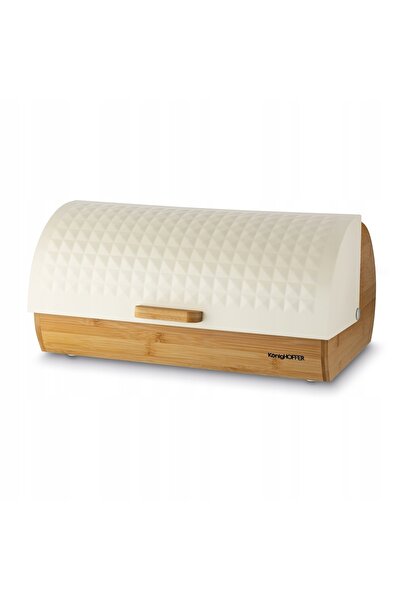Konighoffer CHLEBAK Cutie din lemn pentru PRODUSE DE PÂNZĂ Bej Geometrică 36x...