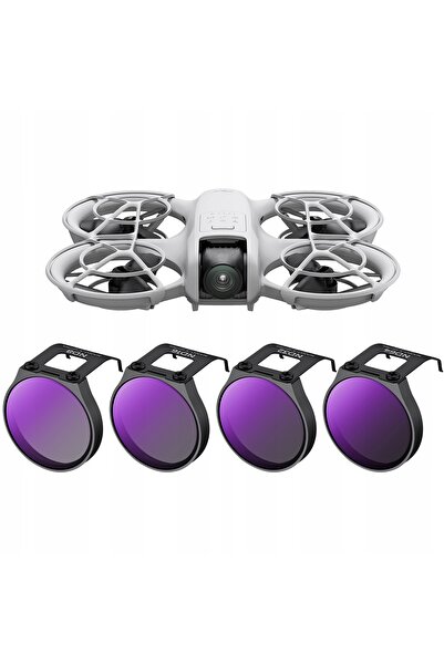 K&F CONCEPT Set de filtre ND gri 4 în 1 ND8 ND16 ND32 ND64 pentru drona DJI N...