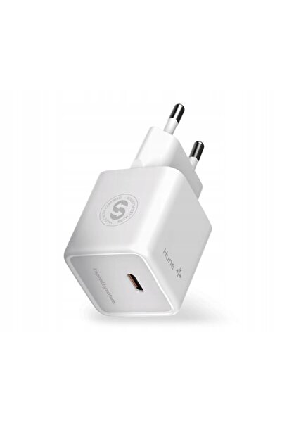 NO BRAND Încărcător smartphone Hune Network 20W USB-C Alb zăpadă