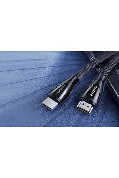 Ugreen Cablu video HDMI 2.1 din nailon 8K / 60Hz 1m, cablu rezistent, 2 bucăți