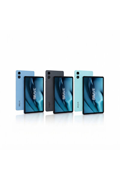 Brave تابلت T 4 LITE واي فاي بشاشة 10.1 بوصة وسعة تخزين 128 جيجابايت وذاكرة وصول عشوائي 4 + 4 جيجابايت - متعدد الألوان