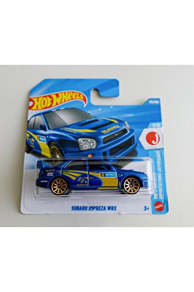 HOT WHEELS 1:64 Subaru Impreza Wrx Blue Hw Imports Series 198/250 Model Car