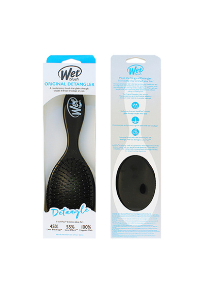 Wet Brush Αυθεντική Βούρτσα Ξεμπερδέματος Μαλλιών – Μαύρη