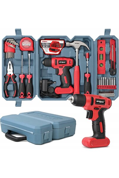 NO BRAND Hi-Spec 8V USB Mașină de găurit electrică fără fir și Set de unelte ...